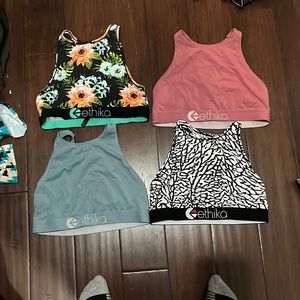 Ethika high neck sport bras